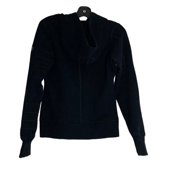Women's Lululemon Black Scuba Hoodie Size 6 EUC - Picture 3 of 6